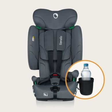 Дитяче автокрісло Lionelo NELLY I-SIZE GREY GRAPHITE — купити в Bubbleshop