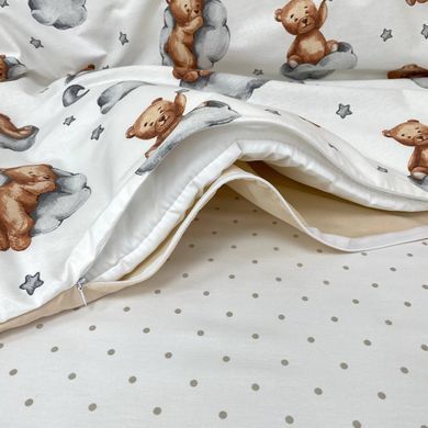 Змінна постіль Baby Mix Тедді бежевий &mdash; купити в Bubbleshop