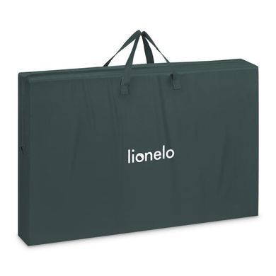 Ліжечко приставне Lionelo JODIE GREEN GRAPHITE &mdash; купити в Bubbleshop