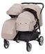 Коляска універсальна CARRELLO Connect CRL-5502/1 Cotton Beige для двійні,люлька-переноска