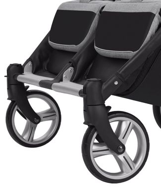 Коляска універсальна CARRELLO Connect CRL-5502/1 Ink Gray для двійні,люлька-переноска Connect CRL-5502/1 фото