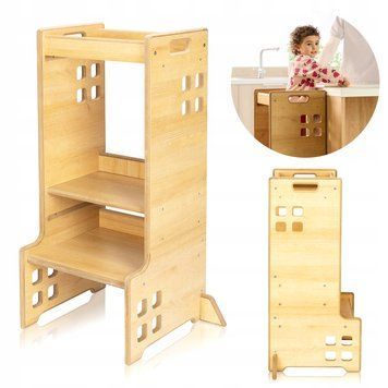 Дитяча вежа-помічник Lionelo CASS NATURAL &mdash; купити в Bubbleshop