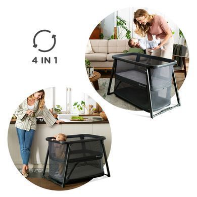 Ліжко-манеж 4 в 1 Kinderkraft Sofi Plus Grey (KLSOFIPLGRY0000) &mdash; купити в Bubbleshop