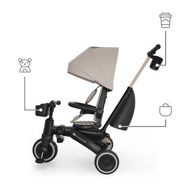 Триколісний велосипед Kinderkraft Jazz 3 Beige (KRJAZZ03BEG0000) &mdash; купити в Bubbleshop