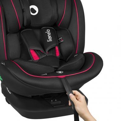 Дитяче автокрісло Lionelo BASTIAAN I-SIZE BLACK RED &mdash; купити в Bubbleshop