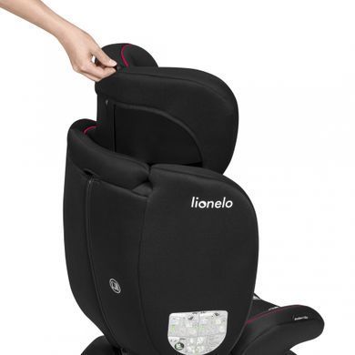 Дитяче автокрісло Lionelo BASTIAAN I-SIZE BLACK RED &mdash; купити в Bubbleshop