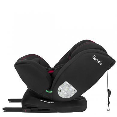 Дитяче автокрісло Lionelo BASTIAAN I-SIZE BLACK RED &mdash; купити в Bubbleshop