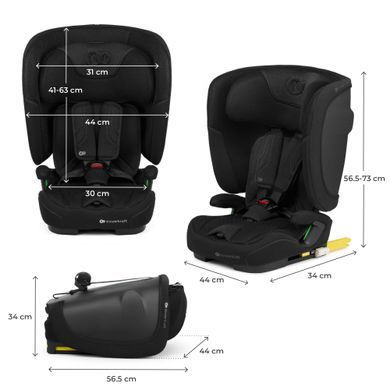 Автокрісло Kinderkraft Fix2Go i-Size Black (KCFI2GO0BLK0000) &mdash; купити в Bubbleshop