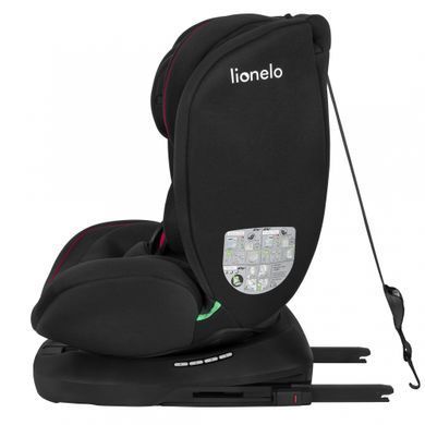 Дитяче автокрісло Lionelo BASTIAAN I-SIZE BLACK RED &mdash; купити в Bubbleshop