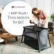 Ліжко-манеж 4 в 1 Kinderkraft Sofi Plus Grey (KLSOFIPLGRY0000)