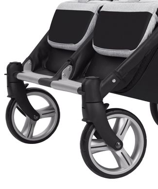 Коляска универсальная CARRELLO Connect CRL-5502/1 Rock Gray для двойни,люлька-переноска Connect CRL-5502/1 фото