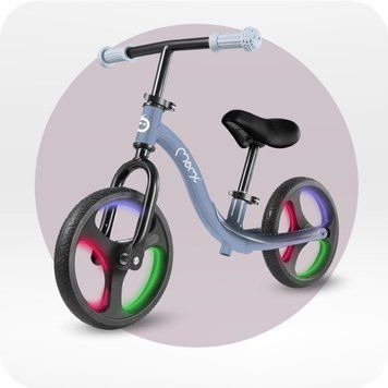 Біговел MoMi ISOKA LED Blue &mdash; купити в Bubbleshop