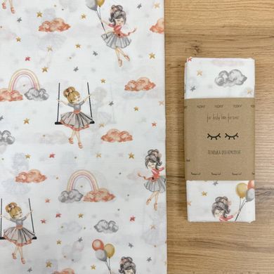 Пелюшка бязь Дівчата на гойдалках &mdash; купити в Bubbleshop