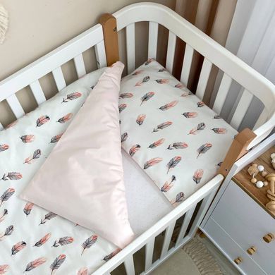 Змінна постіль Baby Mix Перо пудра &mdash; купити в Bubbleshop