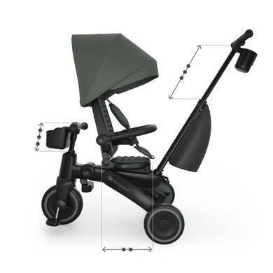 Триколісний велосипед Kinderkraft Jazz 3 Green (KRJAZZ03GRE0000) &mdash; купити в Bubbleshop