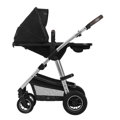 Універсальна коляска 3 в 1 Lionelo AMBER BLACK SILVER &mdash; купити в Bubbleshop