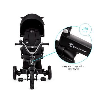 Триколіснийй велосипед Kinderkraft Easytwist Black (KREASY00BLK0000) &mdash; купити в Bubbleshop
