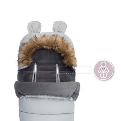 Конверт для коляски MoMi COZY Gray &mdash; купити в Bubbleshop