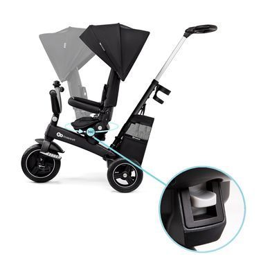 Триколіснийй велосипед Kinderkraft Easytwist Black (KREASY00BLK0000) &mdash; купити в Bubbleshop