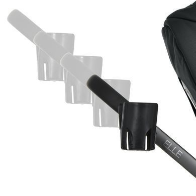 Коляска універсальна 2в1 El Camino ELLE ME 1221 Black &mdash; купити в Bubbleshop
