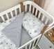 Змінна постіль Baby Dream Коти у хмарах сірий