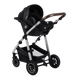 Універсальна коляска 3 в 1 Lionelo AMBER BLACK SILVER