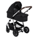 Універсальна коляска 3 в 1 Lionelo AMBER BLACK SILVER