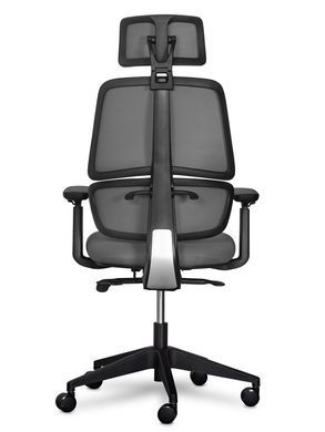 Офісне крісло Mealux Leo Air Plus Dark Grey &mdash; купити в Bubbleshop