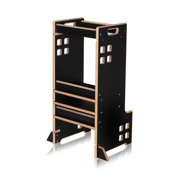 Дитяча вежа-помічник Lionelo CASS BLACK ONYX &mdash; купити в Bubbleshop