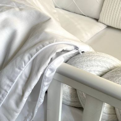 Комплект постільної білизни для новонародженого DreamLand білий &mdash; купити в Bubbleshop