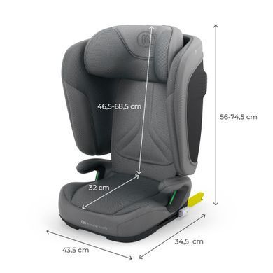 Автокрісло Kinderkraft Unity 2 i-Size Grey (KCUNIT02GRY0000) &mdash; купити в Bubbleshop