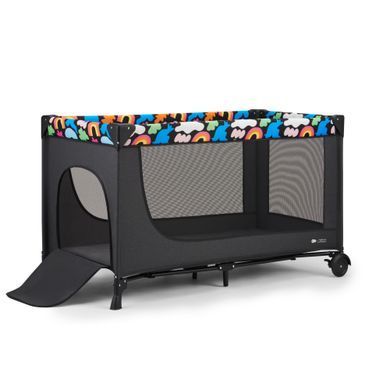 Ліжко-манеж Kinderkraft Joy 2 Happy Shapes (KLJOY02HAP00000) &mdash; купити в Bubbleshop
