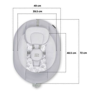 Кресло-качалка Kinderkraft Luli Gray (KKBLULIGRY0000) &mdash; купити в Bubbleshop