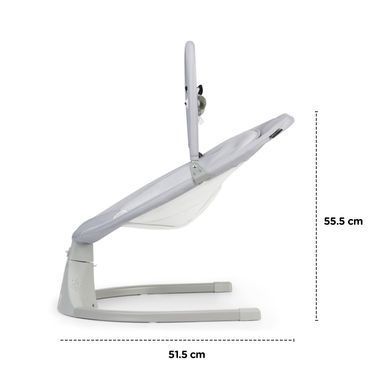 Кресло-качалка Kinderkraft Luli Gray (KKBLULIGRY0000) &mdash; купити в Bubbleshop
