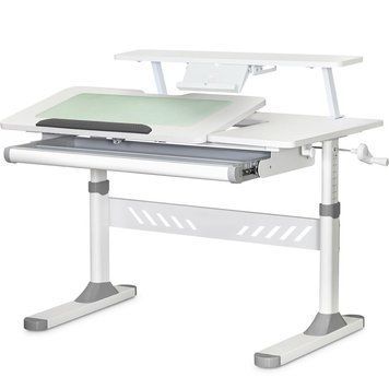 Дитячий стіл Evo-кids TH-310 з полицею S30 Grey  &mdash; купити в Bubbleshop