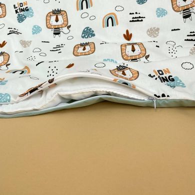 Змінна постіль Baby Dream Леви з веселками мята &mdash; купити в Bubbleshop