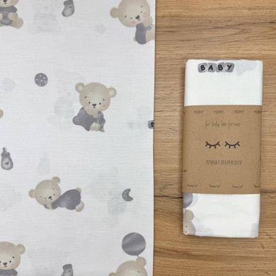 Пелюшка бязь Ведмедики baby &mdash; купити в Bubbleshop