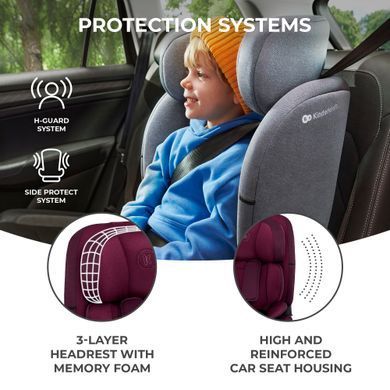 Автокрісло Kinderkraft Oneto3 i-Size Cherry Pearl (KCONE300RED0000) &mdash; купити в Bubbleshop