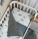 Змінна постіль Baby Mix Хмари сірі з місяцем