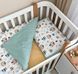 Змінна постіль Baby Dream Леви з веселками мята