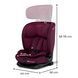 Автокрісло Kinderkraft Oneto3 i-Size Cherry Pearl (KCONE300RED0000)