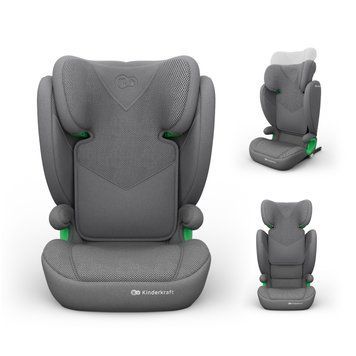 Автокрісло Kinderkraft Junior Fix 2 Plus i-Size Grey (KCJUFI20GRYPL0N) &mdash; купити в Bubbleshop