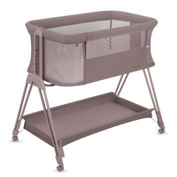 Ліжечко приставне Lionelo LUNA BEIGE TAUPE &mdash; купити в Bubbleshop