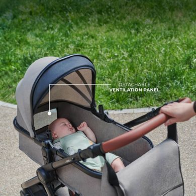 Універсальна коляска 3 в 1 Kinderkraft Esme Pro Sand Beige (KSESME00BEG300N) &mdash; купити в Bubbleshop