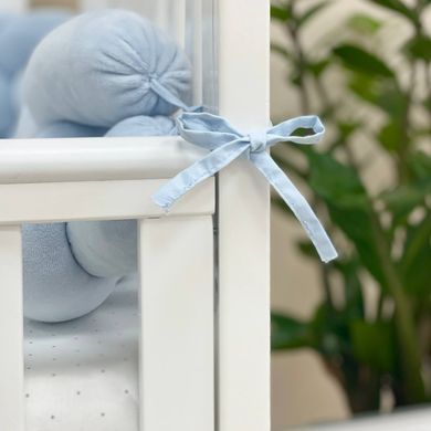 Бортик-коса блакитний 4 плетіння &mdash; купити в Bubbleshop