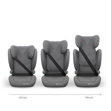 Автокрісло Kinderkraft Junior Fix 2 Plus i-Size Grey (KCJUFI20GRYPL0N) &mdash; купити в Bubbleshop