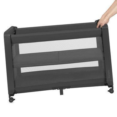 Ліжечко дитяче 3 в 1 Lionelo PATTY GREY GRAPHITE &mdash; купити в Bubbleshop