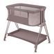 Ліжечко приставне Lionelo LUNA BEIGE TAUPE