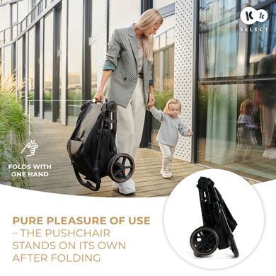 Прогулянкова коляска Kinderkraft Mitzy Ink Black (KSMITZ00BLK0000) &mdash; купити в Bubbleshop