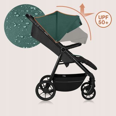 Прогулянкова коляска Lionelo MIRA GREEN EMERALD &mdash; купити в Bubbleshop